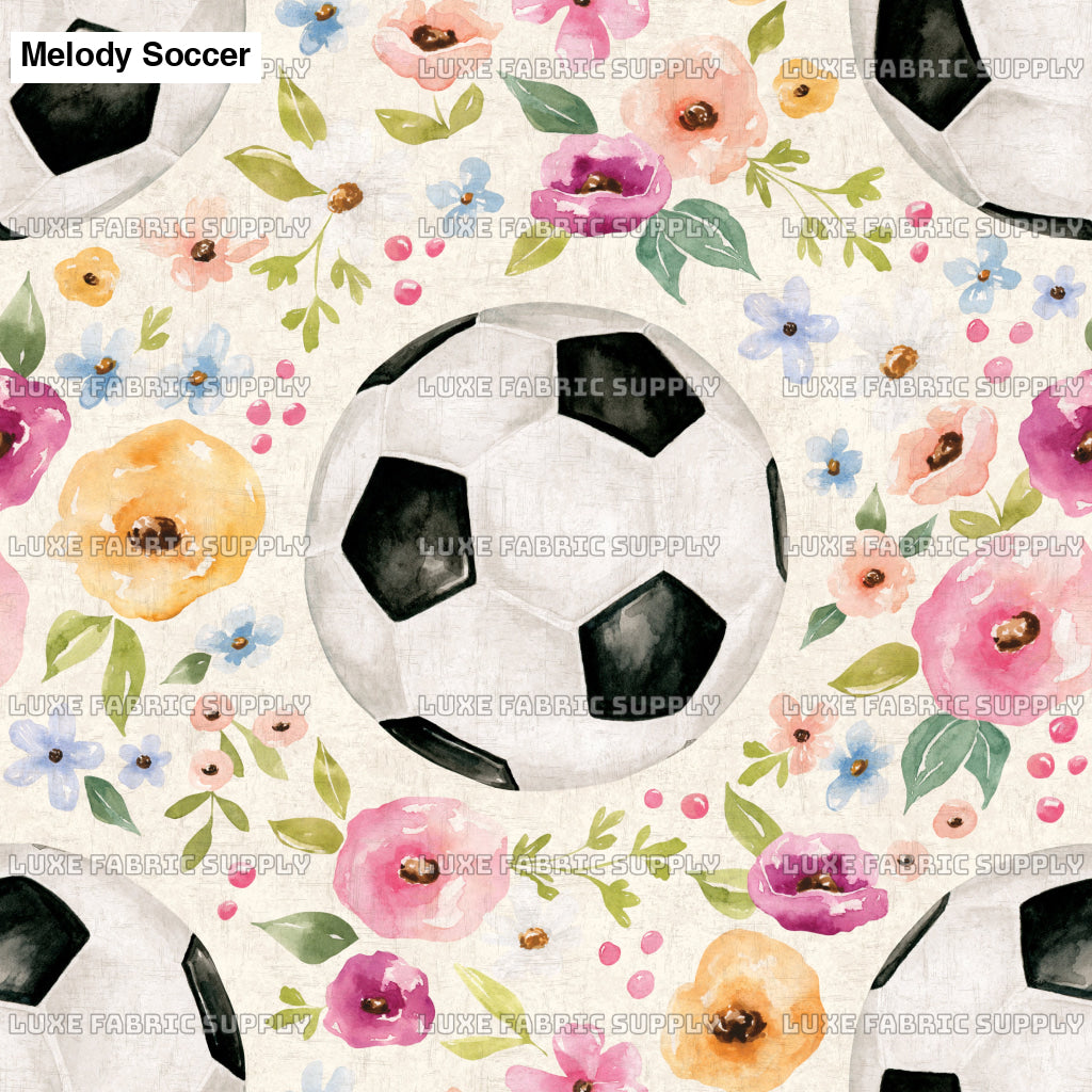 Melody Soccer Floral Cream Textured Lfs Catalog