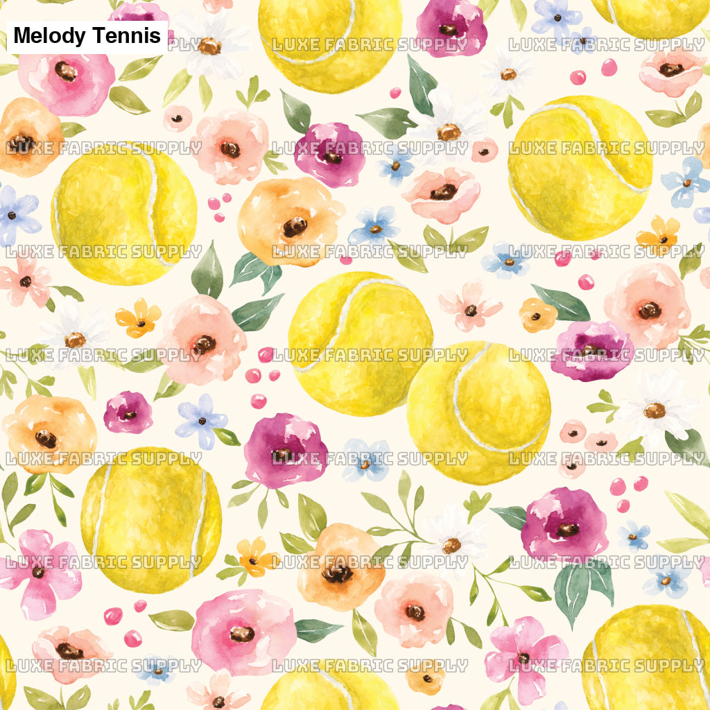 Melody Tennis Softball Floral Cream Lfs Catalog