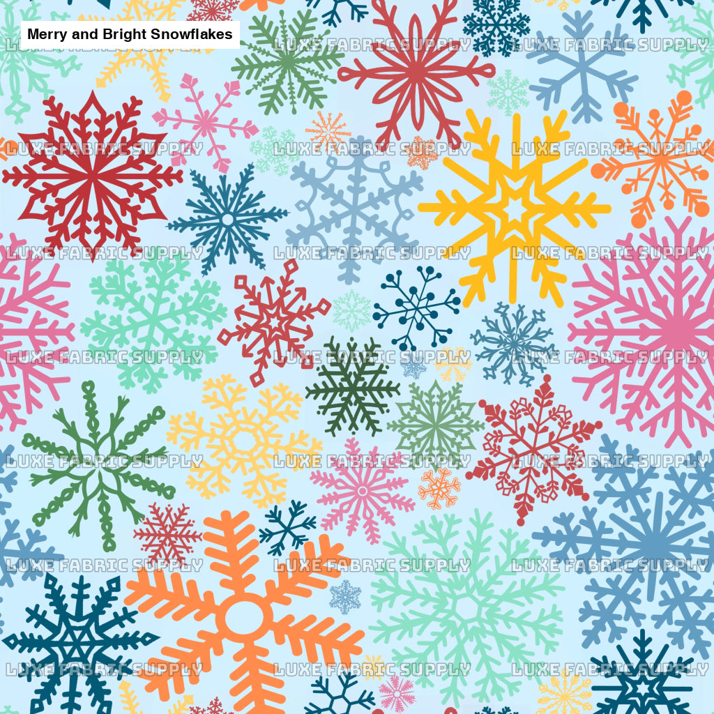 Merry And Bright Snowflakes Blue Lfs Catalog