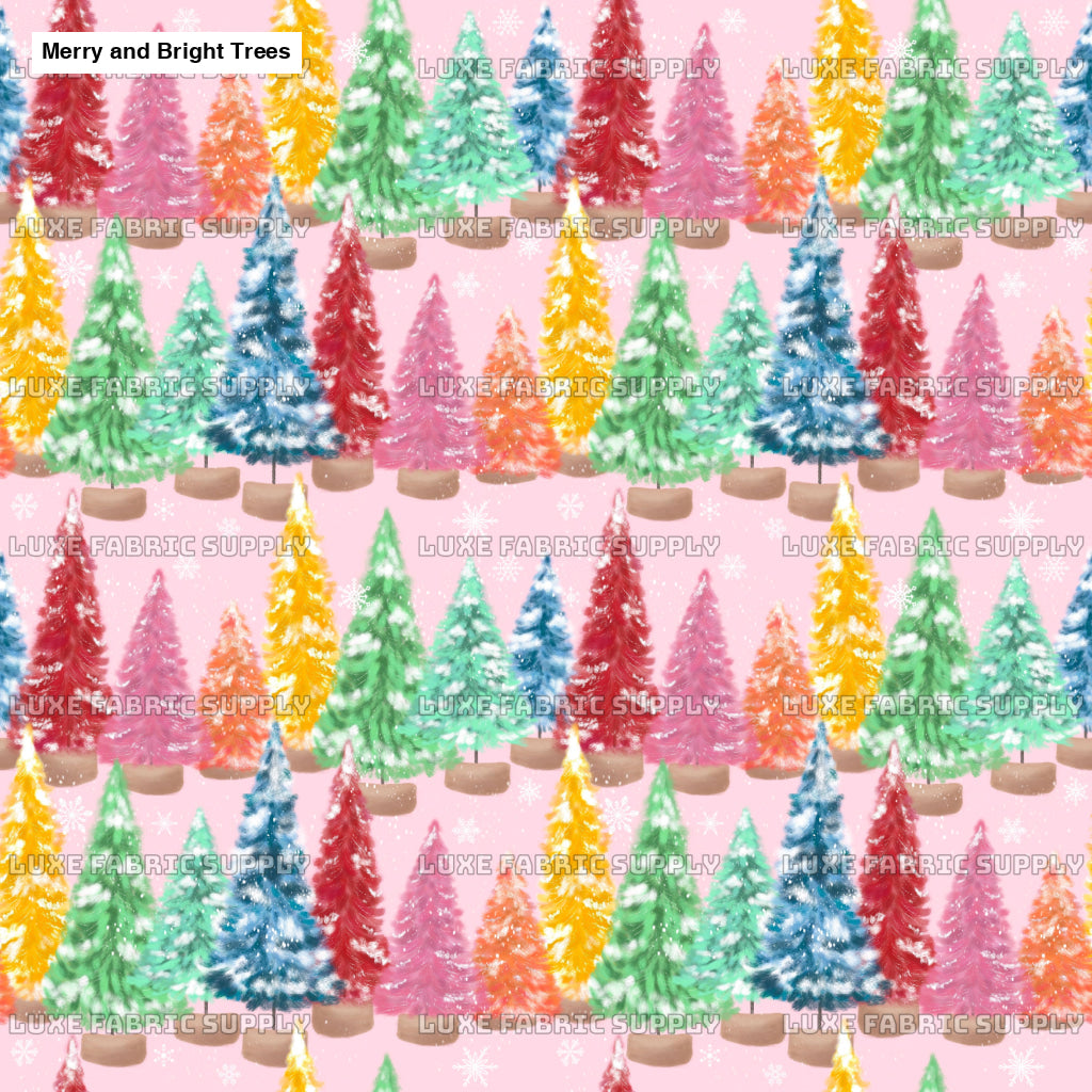 Merry And Bright Trees Pink Lfs Catalog