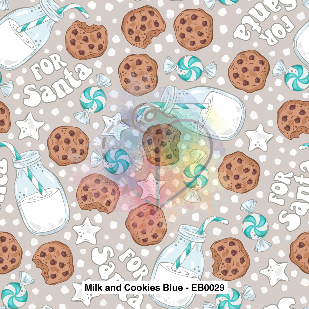 Milk And Cookies Blue - Eb0029