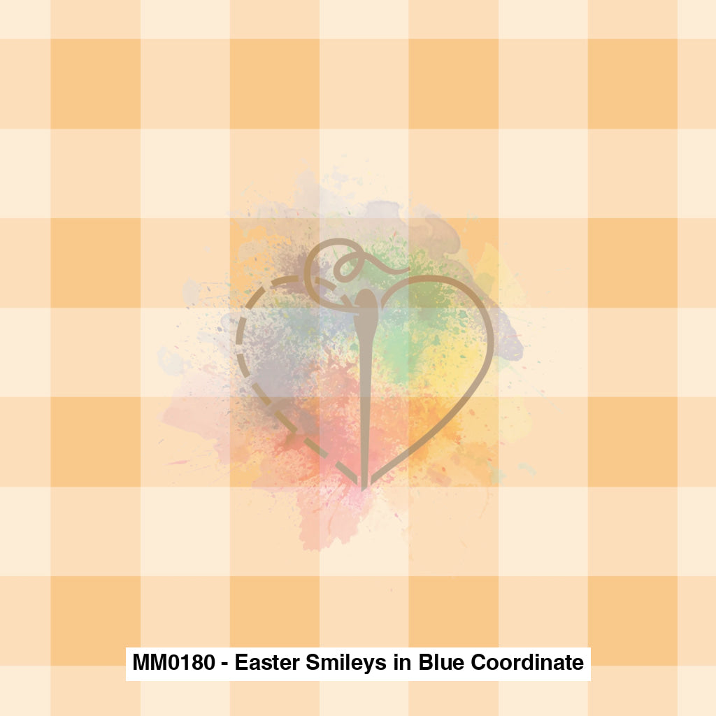 Mm0180 - Easter Smileys In Blue Coordinate