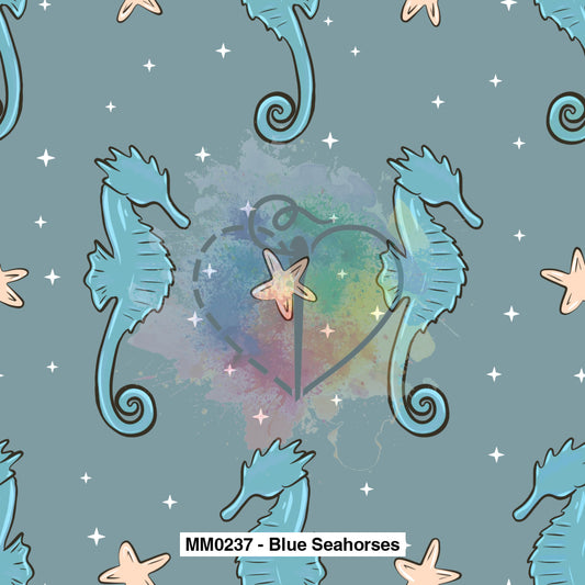 Mm0237 - Blue Seahorses