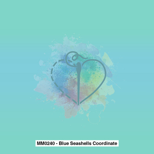 Mm0240 - Blue Seashells Coordinate