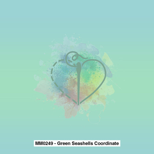 Mm0249 - Green Seashells Coordinate