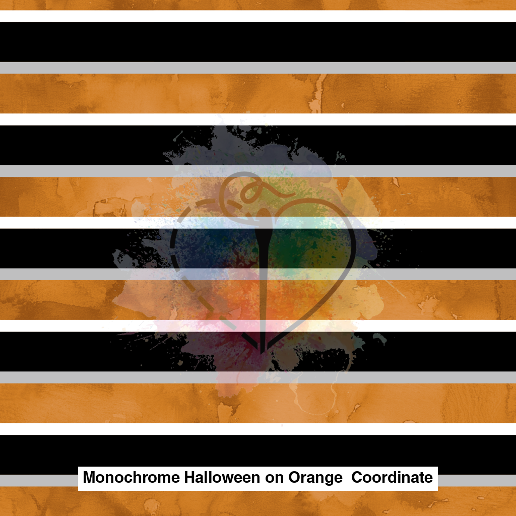 Monochrome Halloween On Orange Coordinate Lfs Catalog