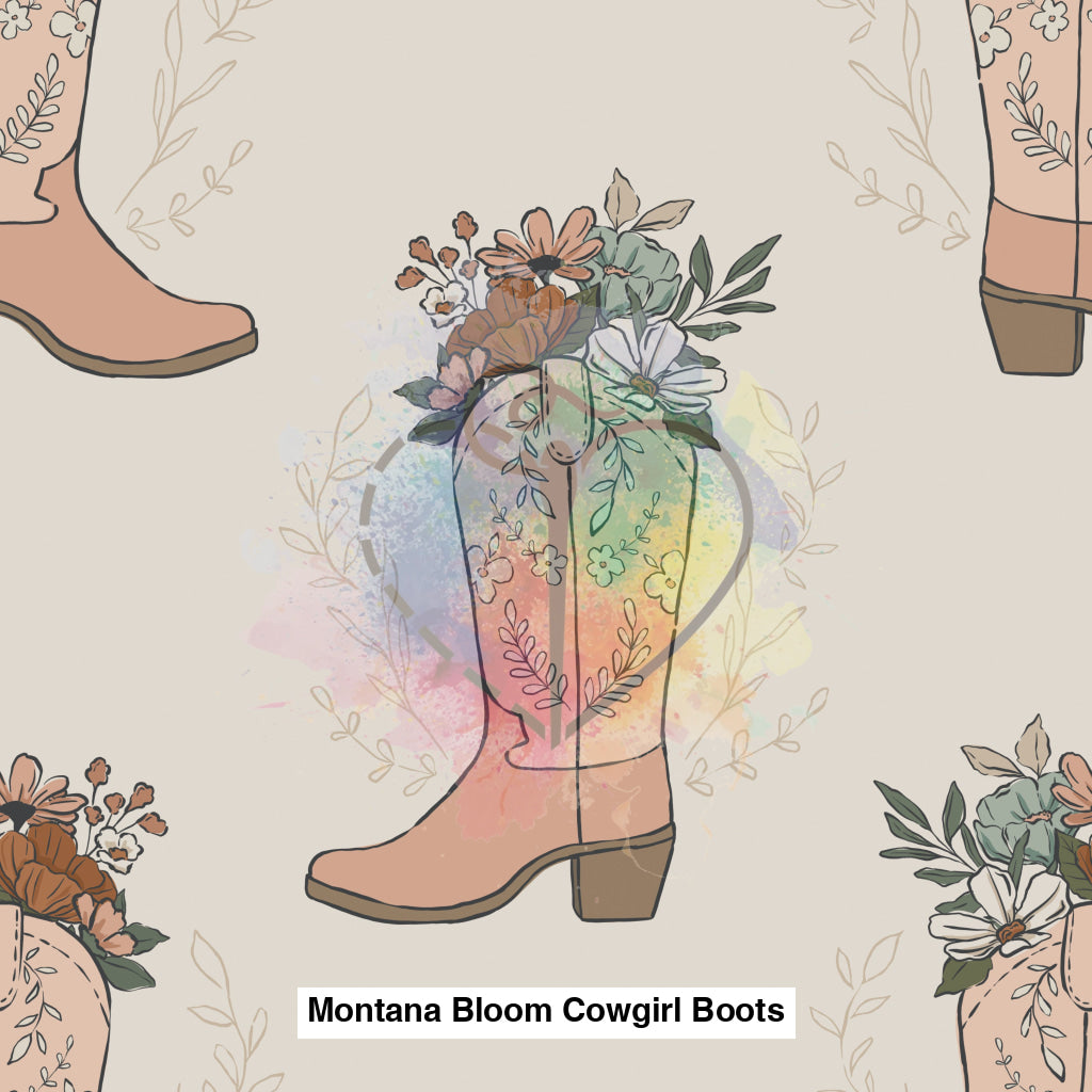 Montana Bloom Cowgirl Boots Floral Lfs Catalog