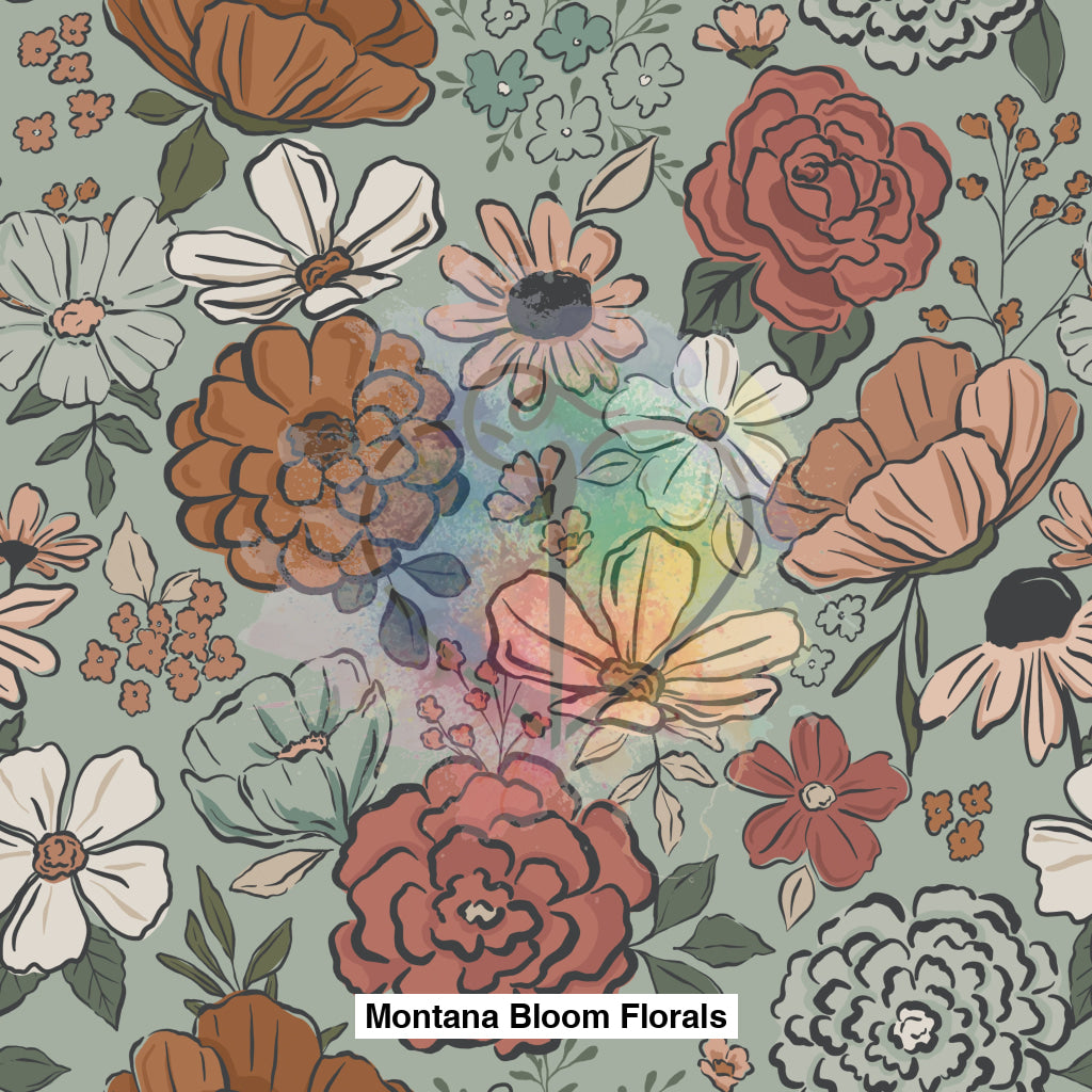 Montana Bloom Florals Blue Floral Blossoms Lfs Catalog