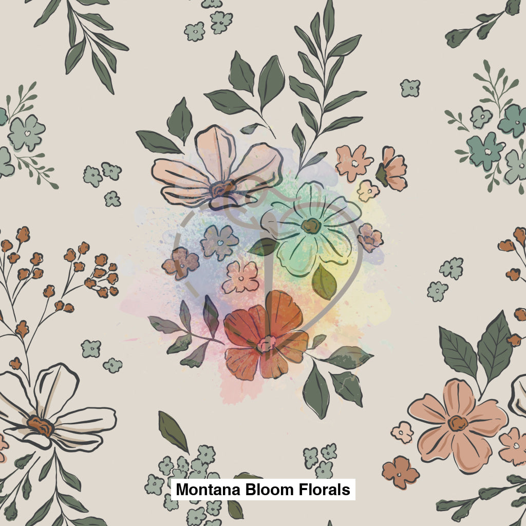 Montana Bloom Florals Cream Simple Floral Lfs Catalog