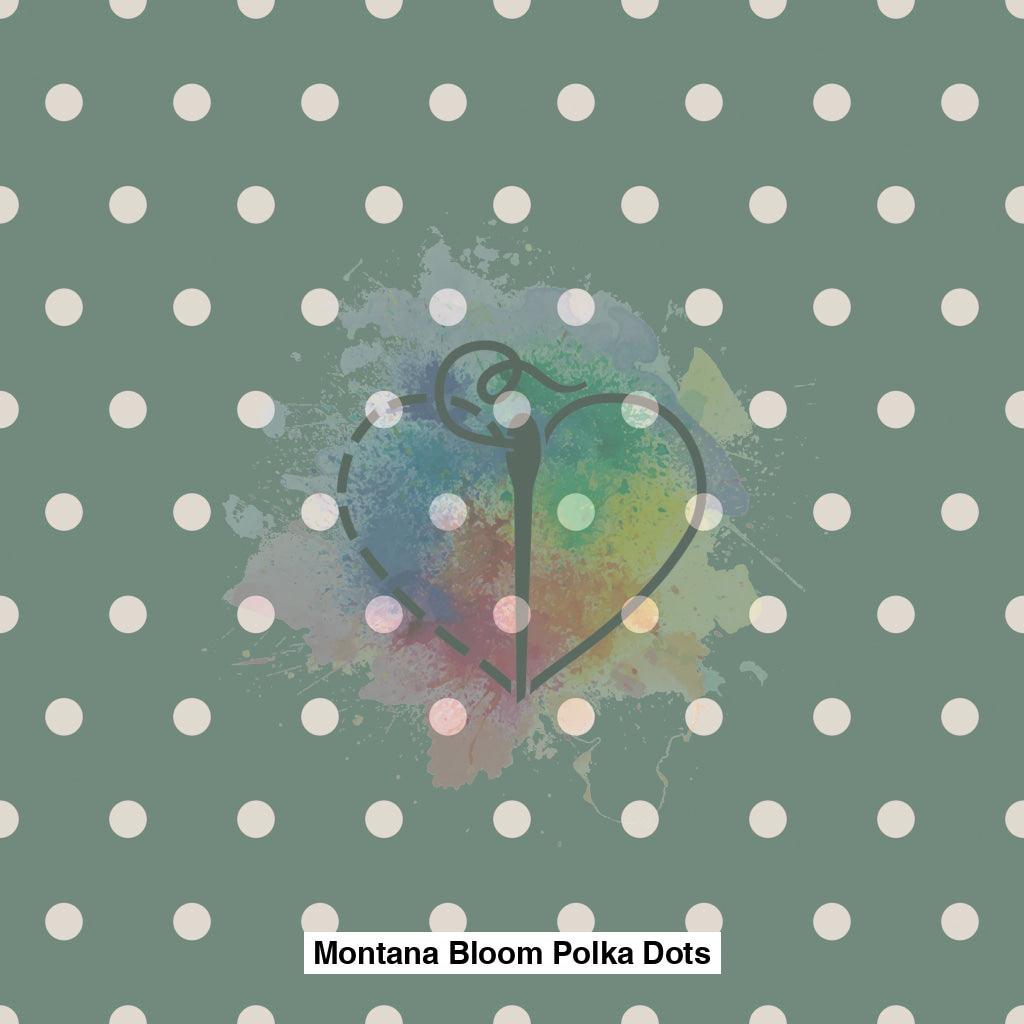 Montana Bloom Polka Dots Teal Lfs Catalog