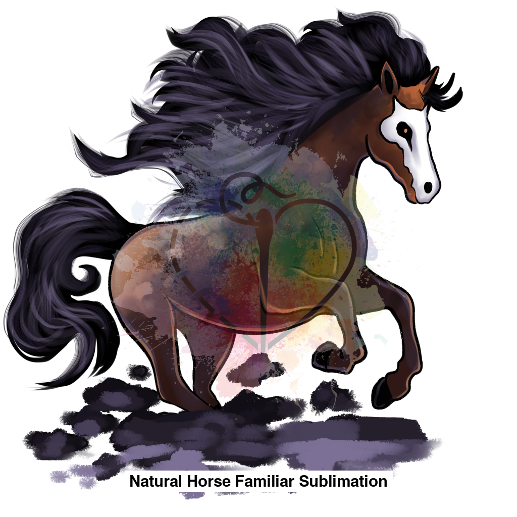 Natural Horse Familiar Sublimation