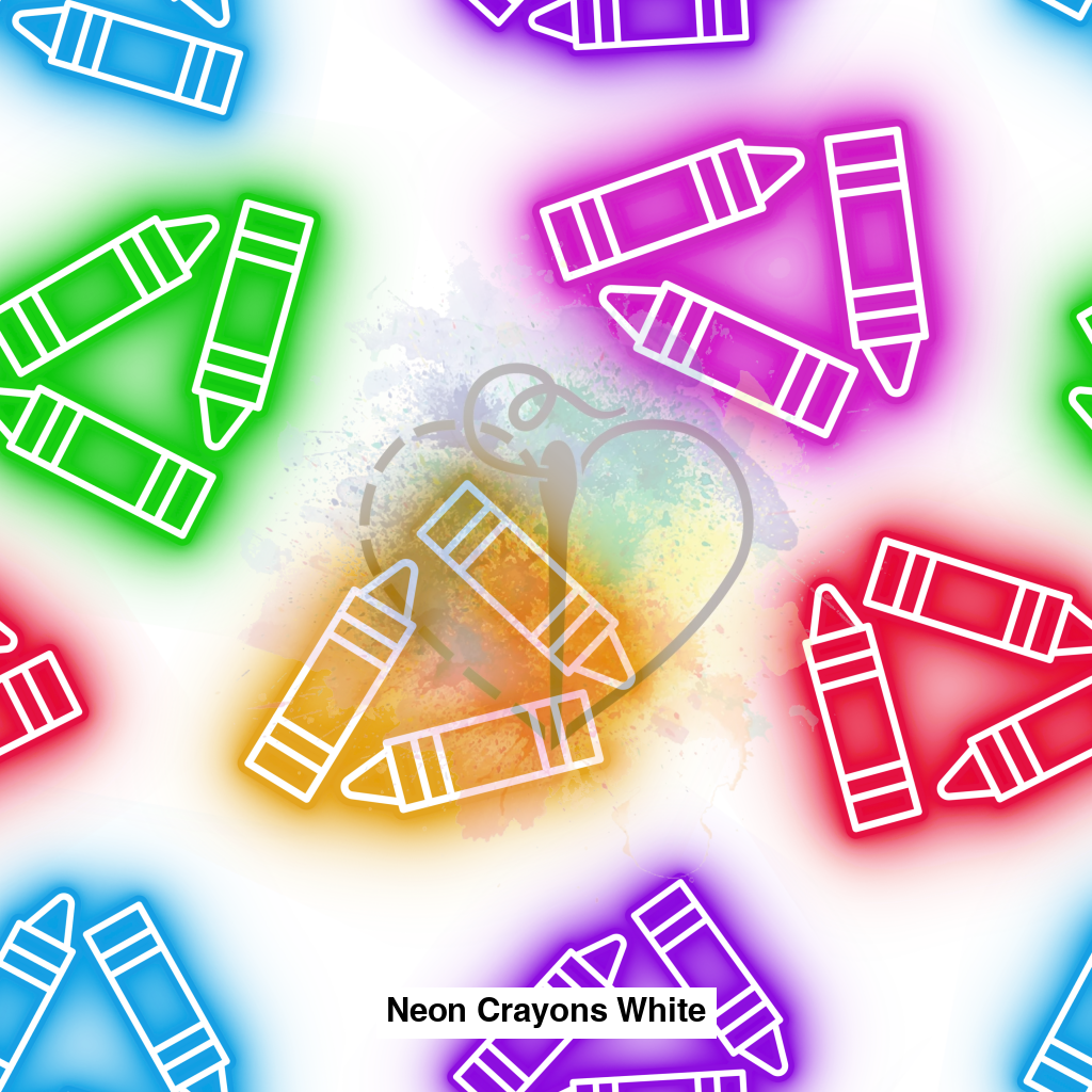 Neon Crayons White Lfs Catalog