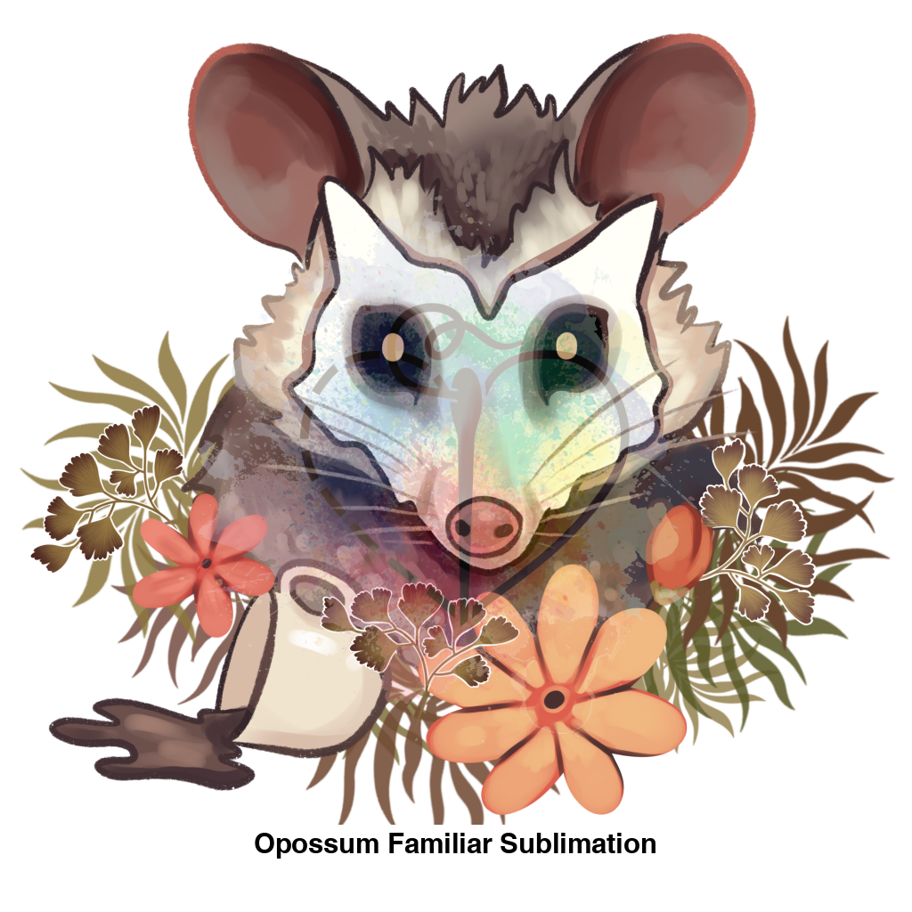 Opossum Familiar Sublimation