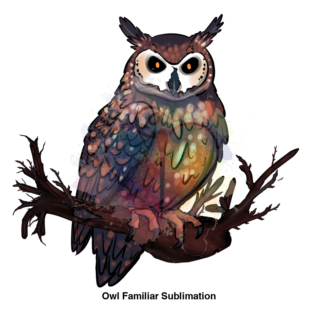 Owl Familiar Sublimation