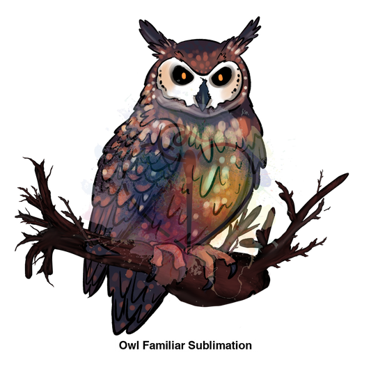 Owl Familiar Sublimation