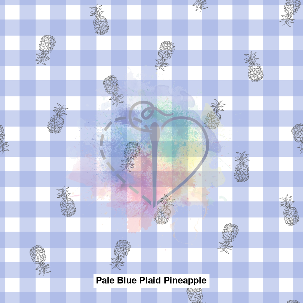 Pale Blue Plaid Pineapple Lfs Catalog