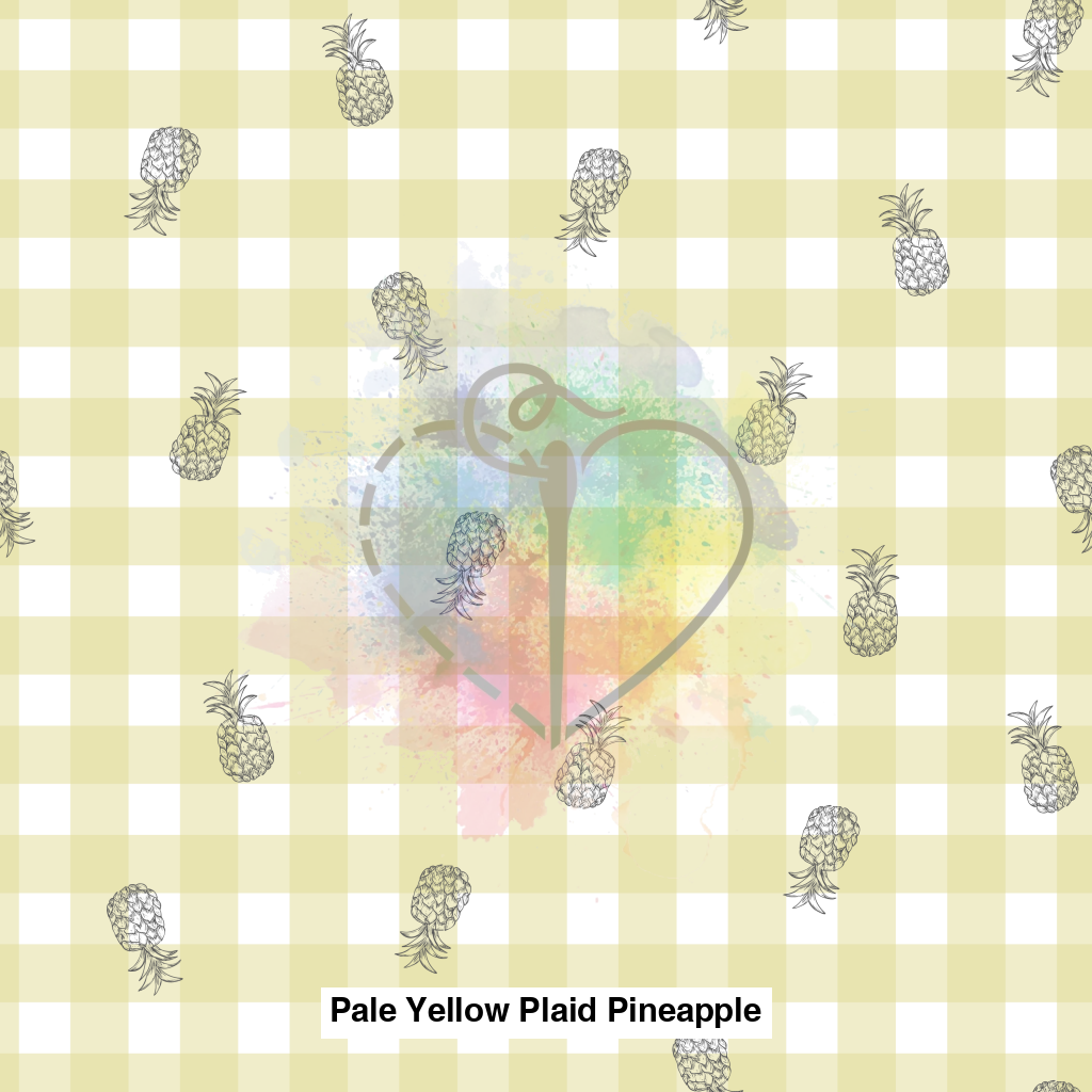 Pale Yellow Plaid Pineapple Lfs Catalog