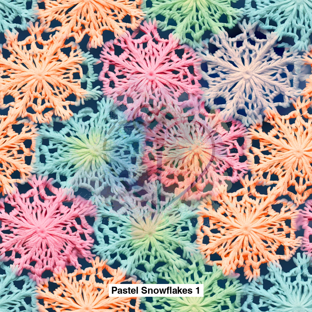 Pastel Snowflakes 1 Lfs Catalog