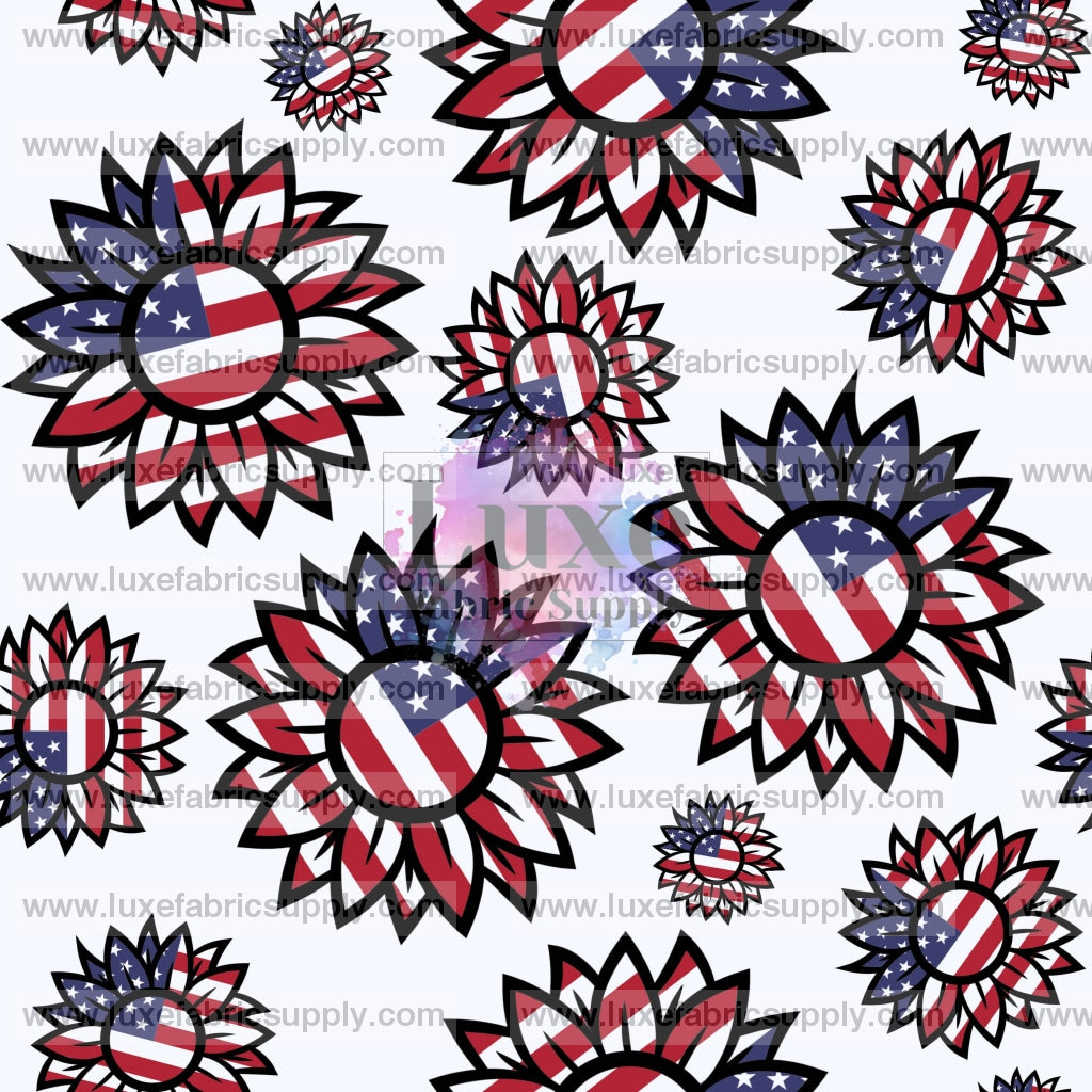 Patriotic Flowers On Blue Catalog Dba