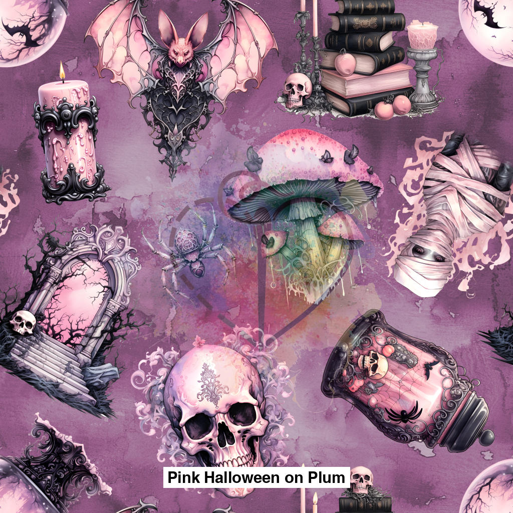 Pink Halloween On Plum Lfs Catalog