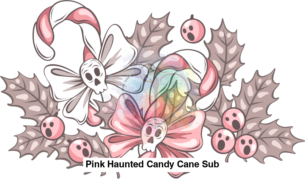 Pink Haunted Candy Cane Sub