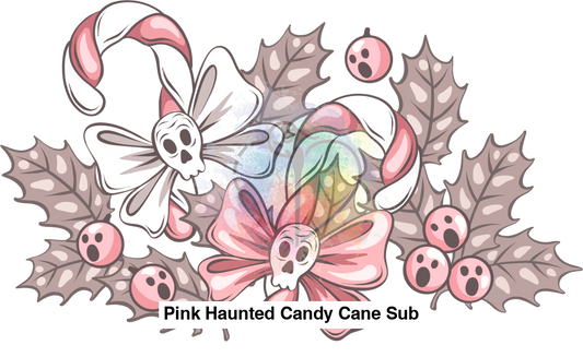 Pink Haunted Candy Cane Sub