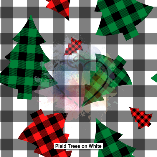 Plaid Trees On White Lfs Catalog