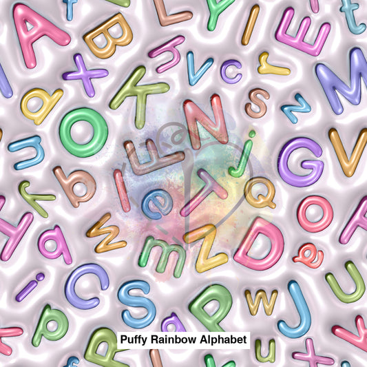 Puffy Rainbow Alphabet Lfs Catalog