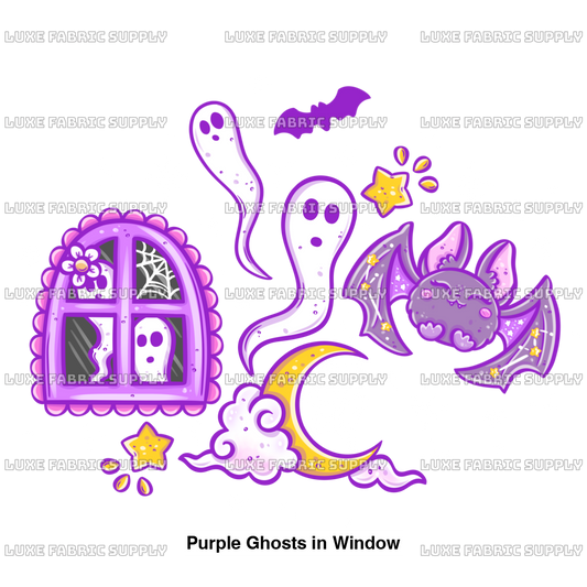 Purple Ghosts In Window Lfs Catalog