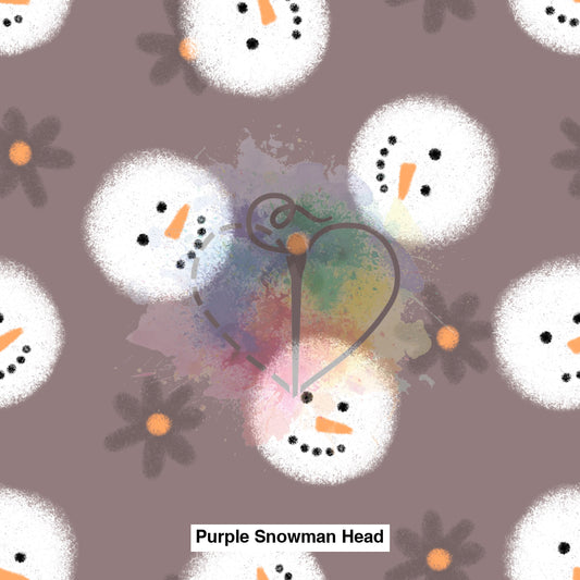 Purple Snowman Head Lfs Catalog