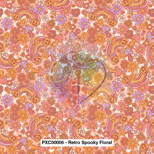 Pxc00006 - Retro Spooky Floral