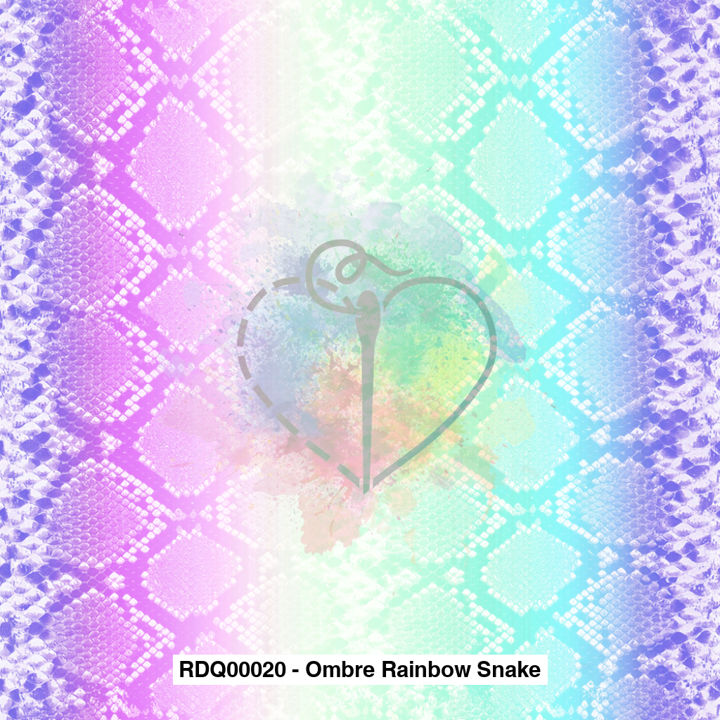 Rdq00020 - Ombre Rainbow Snake