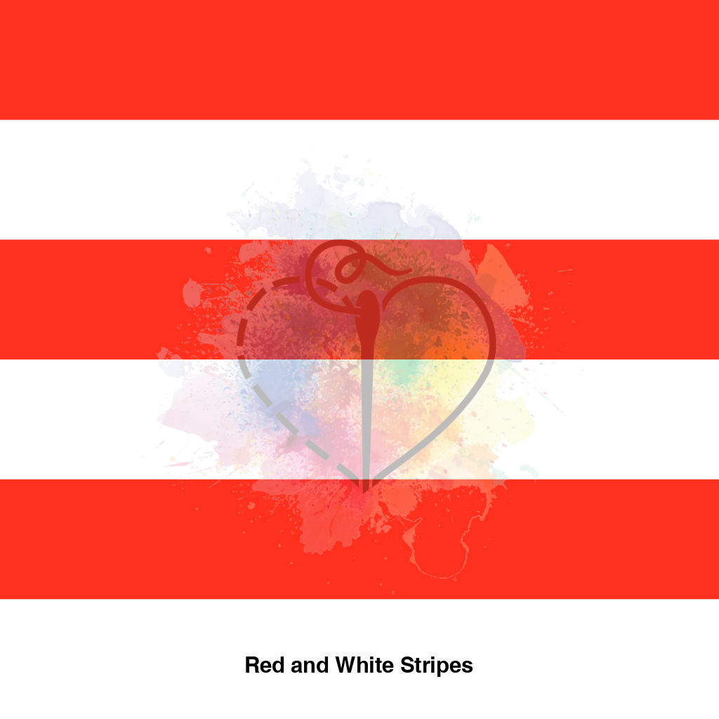 Red And White Stripes Fabric Fabrics