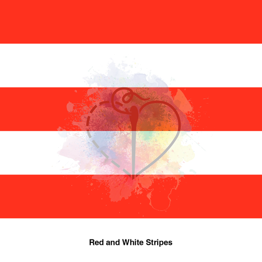 Red And White Stripes Fabric Fabrics