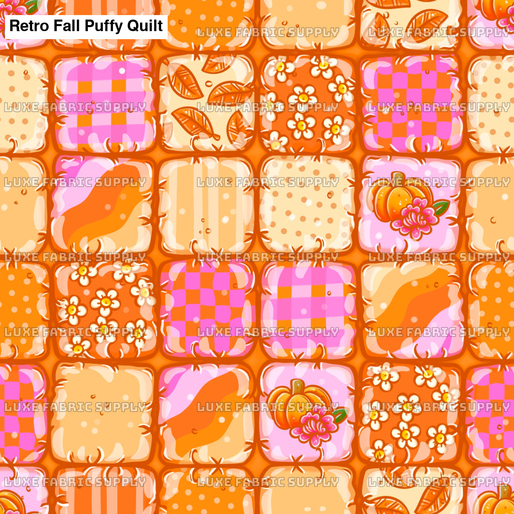 Retro Fall Puffy Quilt Lfs Catalog