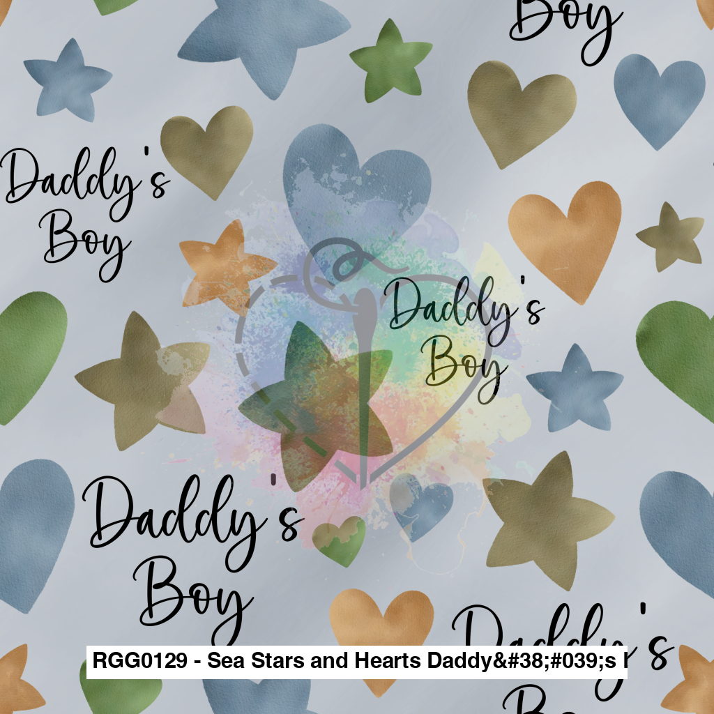 Rgg0129 - Sea Stars And Hearts Daddys Boy