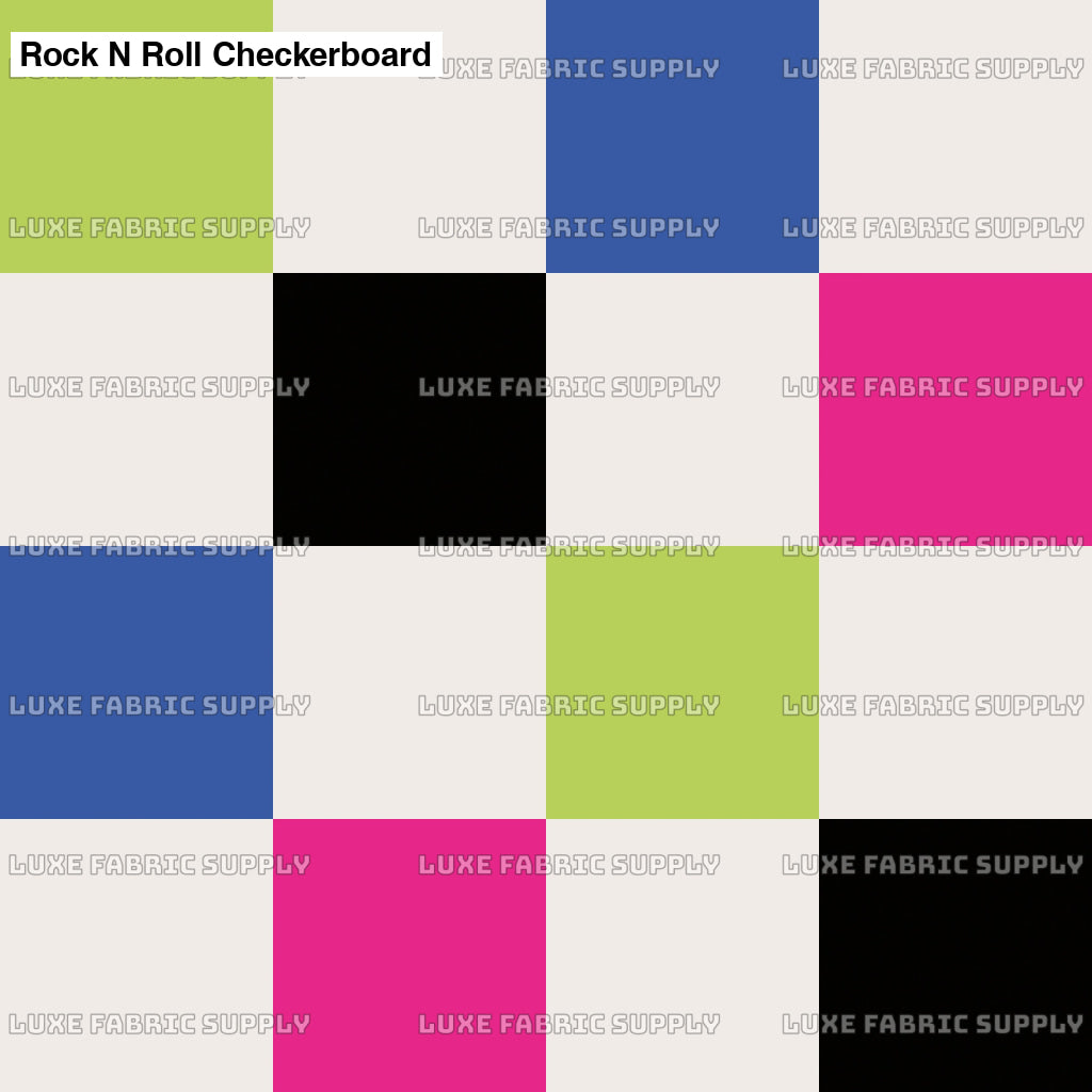 Rock N Roll Checkerboard Neon Lfs Catalog