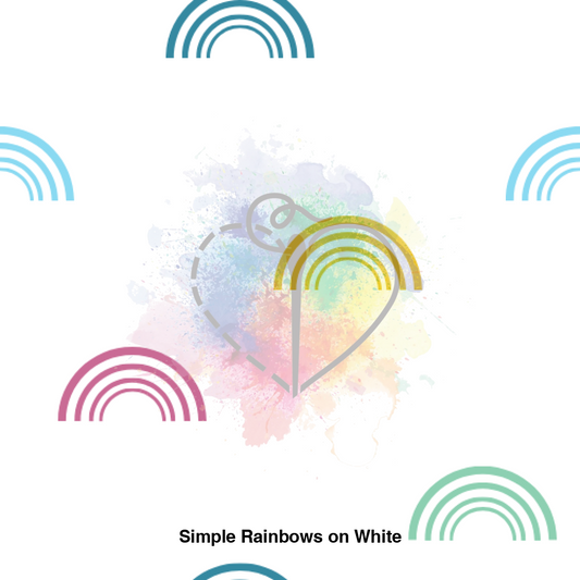 Simple Rainbows On White Lfs Catalog