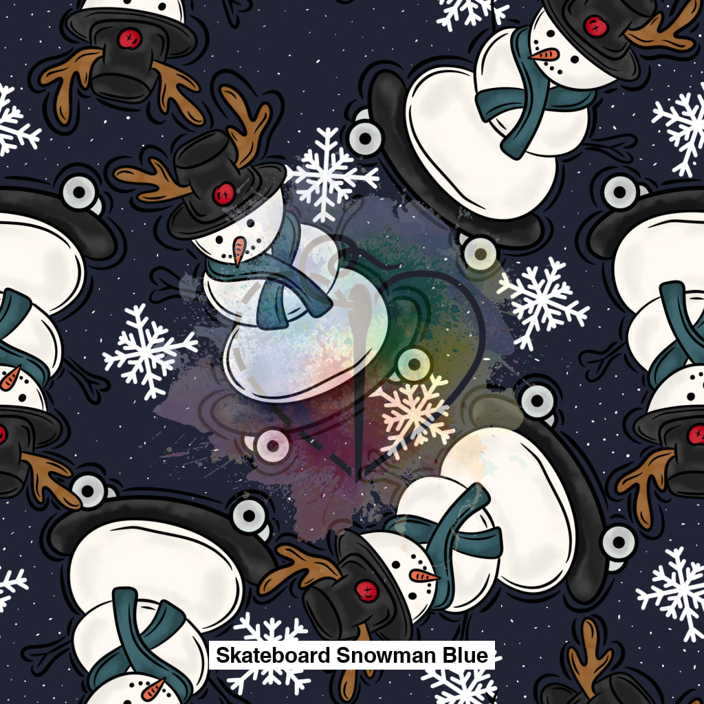 Skateboard Snowman Blue Lfs Catalog