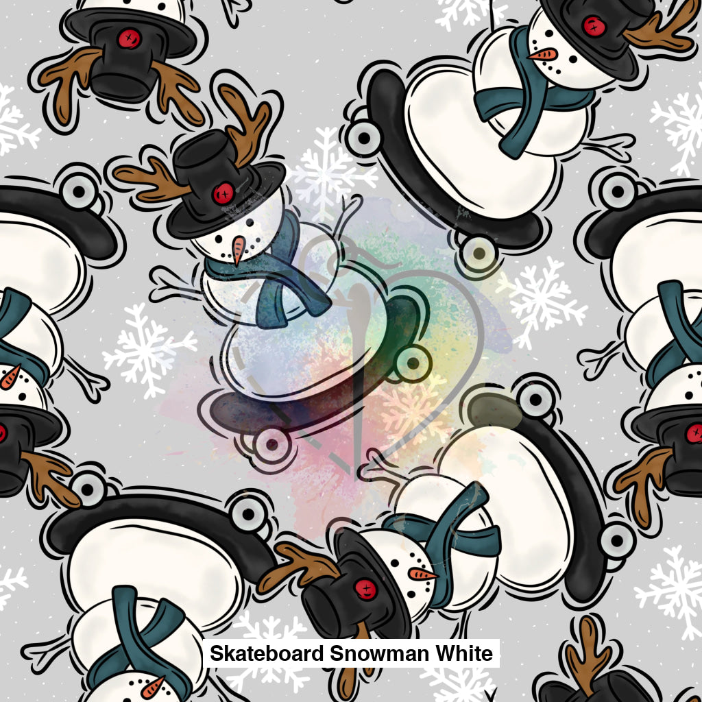 Skateboard Snowman White Lfs Catalog