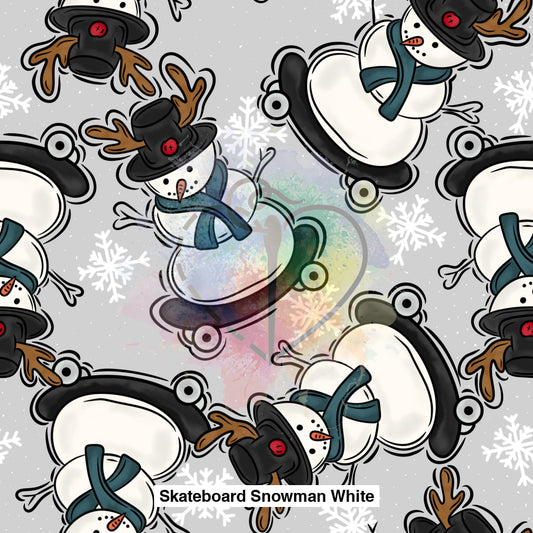 Skateboard Snowman White Lfs Catalog