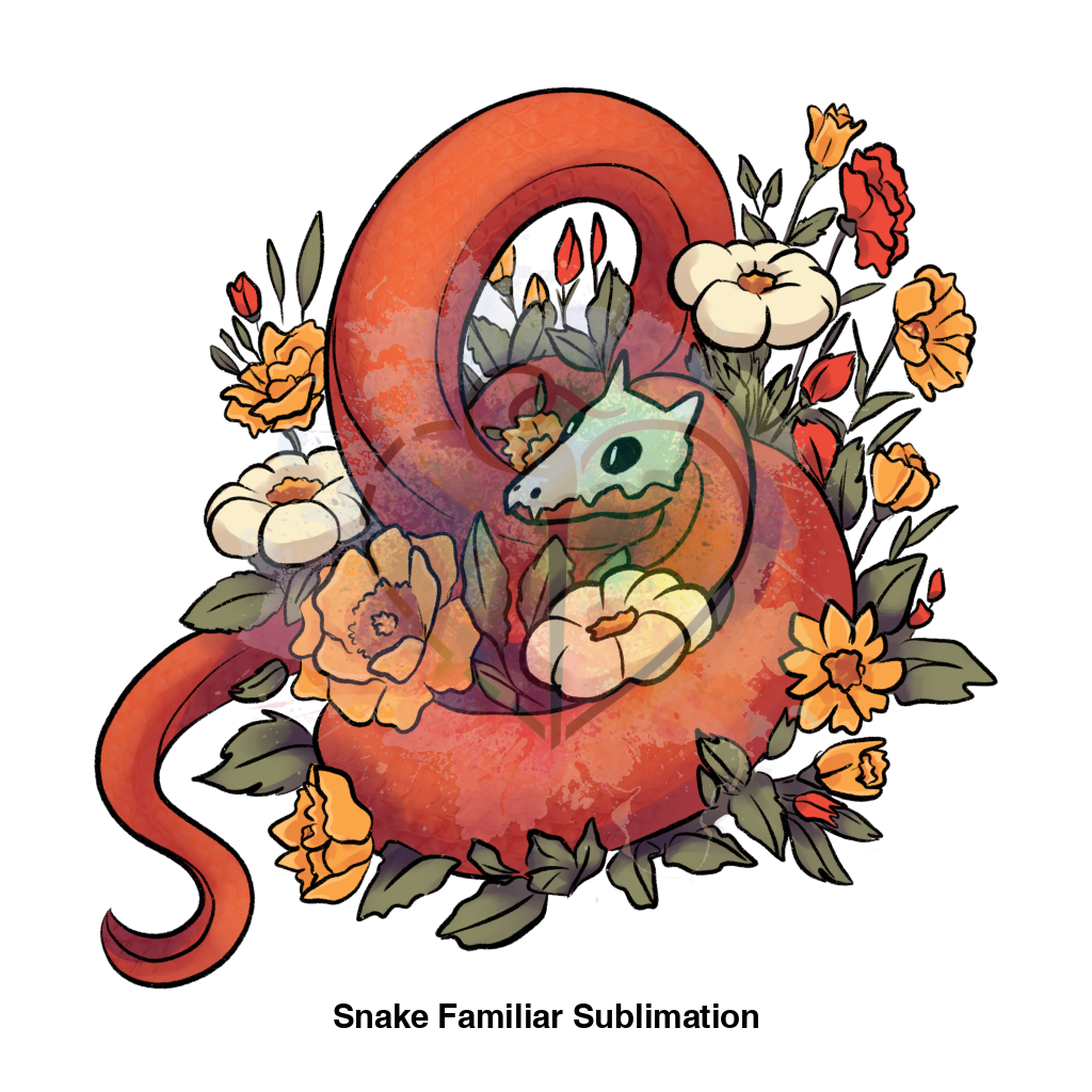 Snake Familiar Sublimation