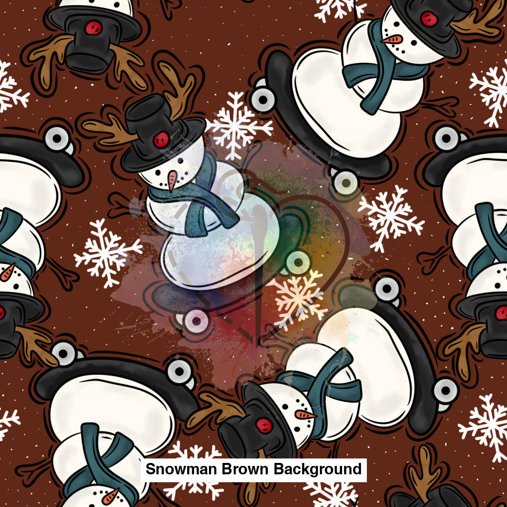 Snowman Brown Background Lfs Catalog