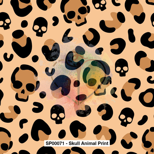 Sp00071 - Skull Animal Print