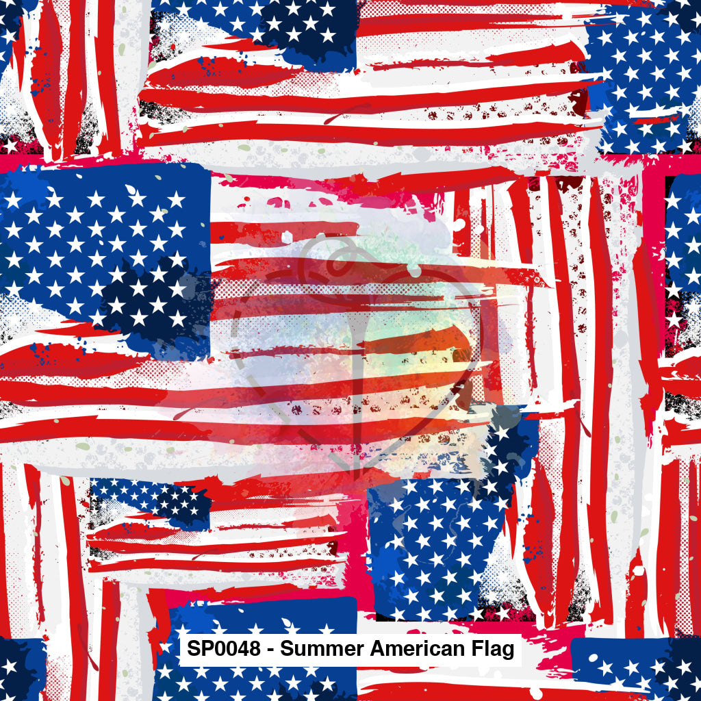 Sp0048 - Summer American Flag