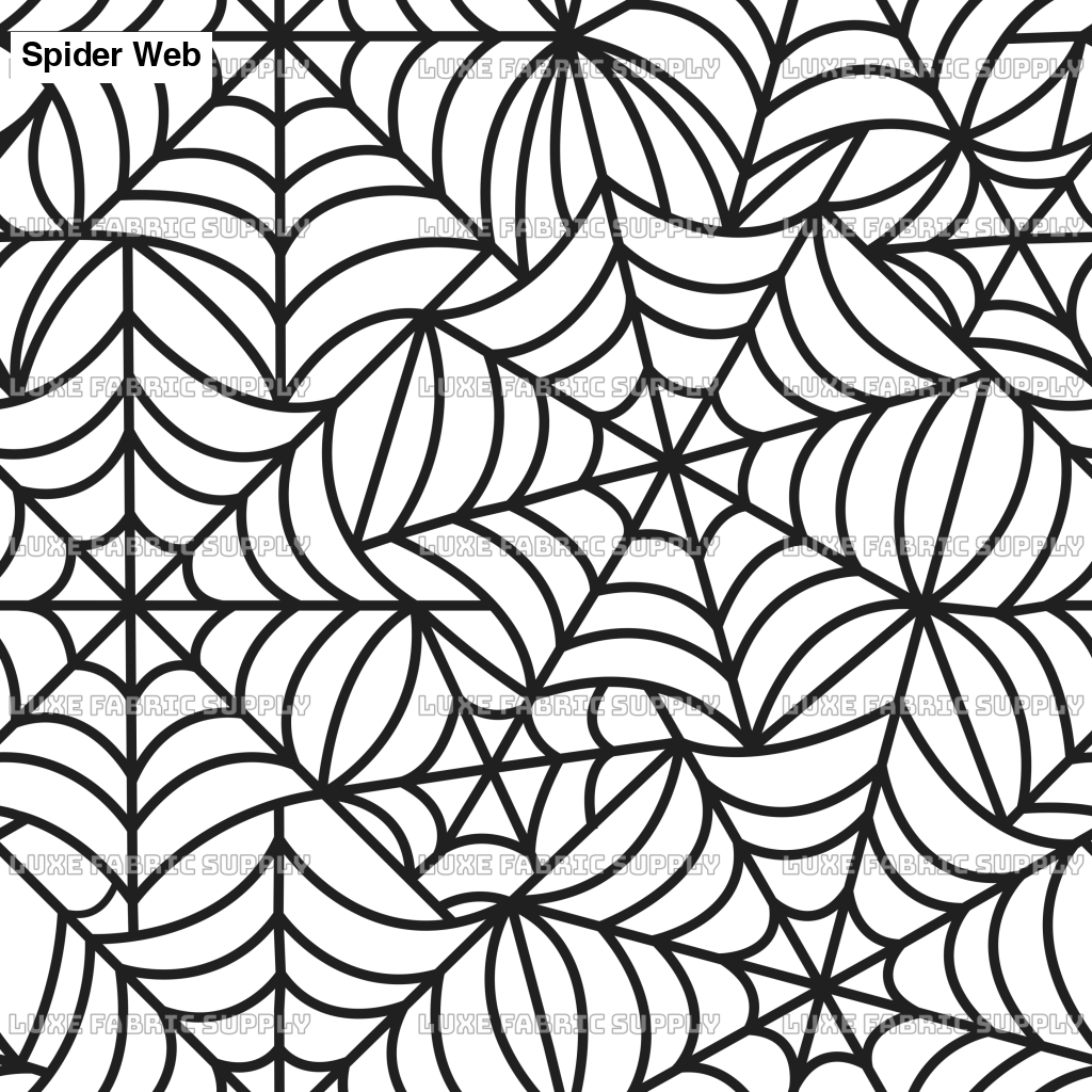 Spider Web Black On White Lfs Catalog