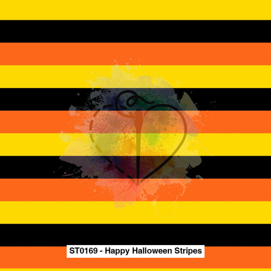 St0169 - Happy Halloween Stripes