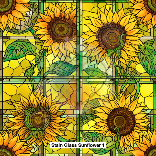 Stain Glass Sunflower 1 Lfs Catalog