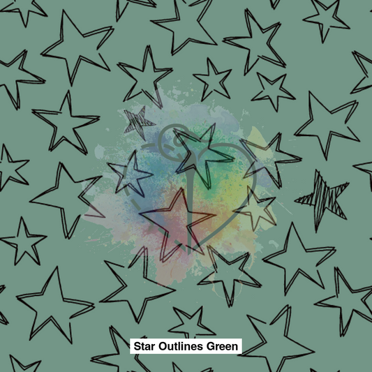 Star Outlines Green Lfs Catalog