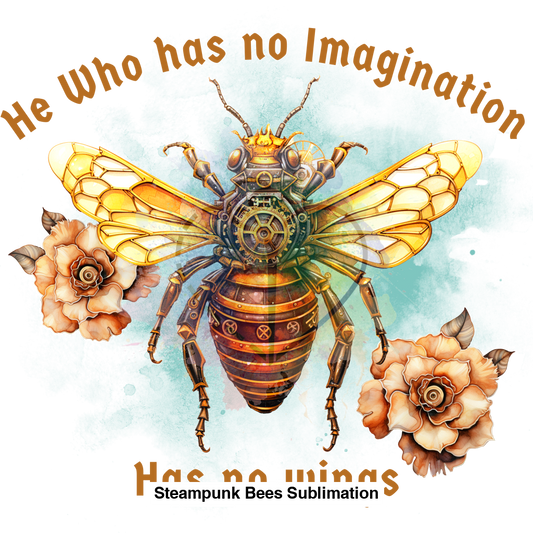 Steampunk Bees Sublimation